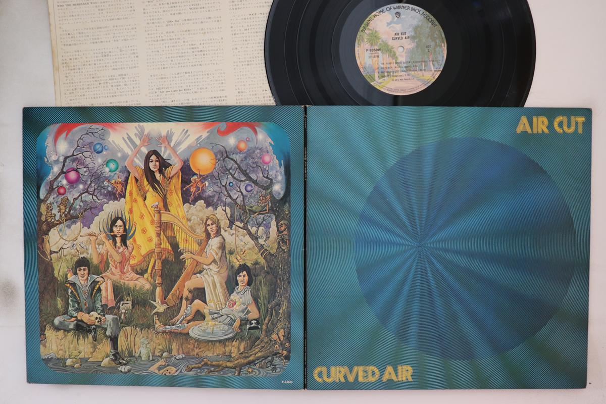 

LP Record CURVED AIR - Air Cut P8359W WARNER BROS. 1973 Japan Rock Used