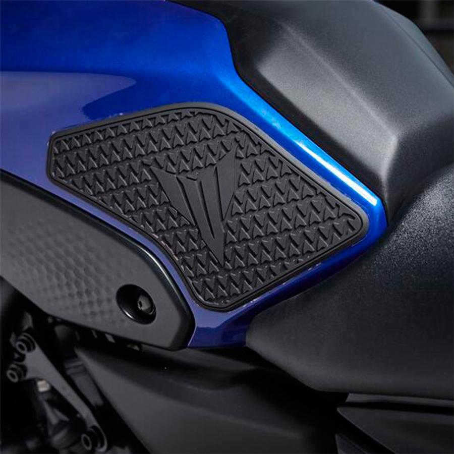 For Yamaha MT 07 MT07 MT-07 2021 - Side Fuel Tank Pad Tank Pads Protector Stickers Decal Gas Knee Grip Traction Pad Tankpad