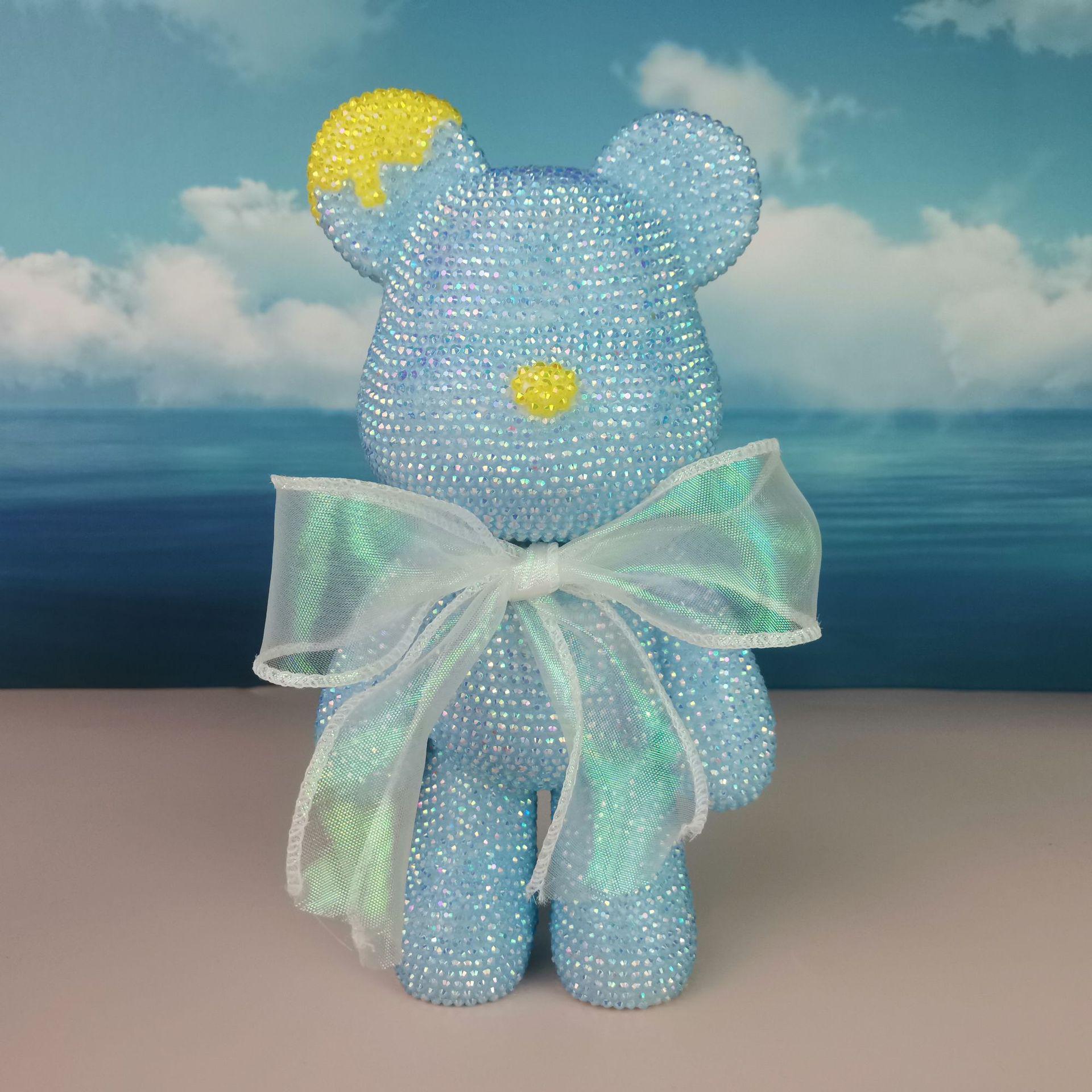 

Сделай сам Стразовая лента Милый медведь Эпоксидная кукла Орнамент Материал Пакет