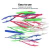 30pcs Slip Resistance Bead Tweezers Plastic Craft Tweezers Plastic Tweezers  For Beading Projects