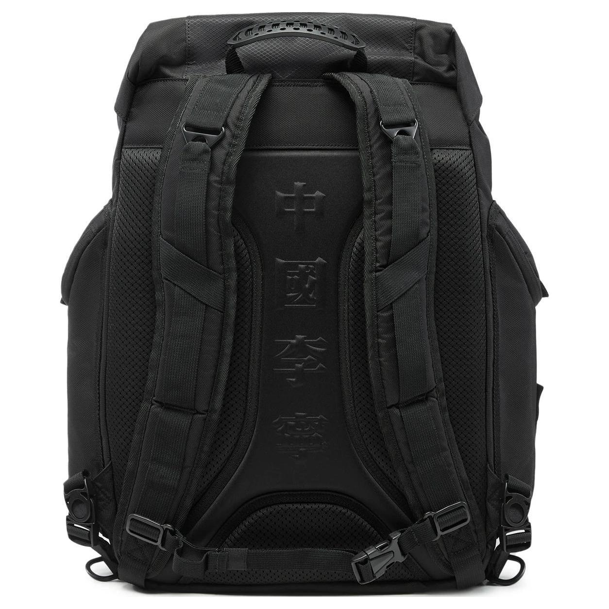 

New LiNing Polyamide Backpack Unisex Black ABSU295-1 32.0*14.0*45.0CM