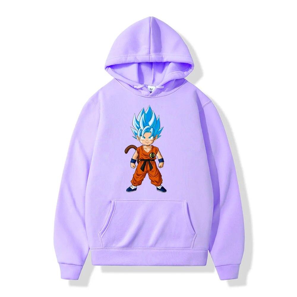 Japanese Anime Hoodie Unisex Women Dragon-ball Hip Hop Winter Fleece Hooded Unisex Harajuku Sweatshirts Clothes Male Dropshipping