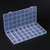 Case 32 Grid Compartment Plastic Transparent Storage Box Jewelry Earring Bead Screw Holder Display Organizer Container