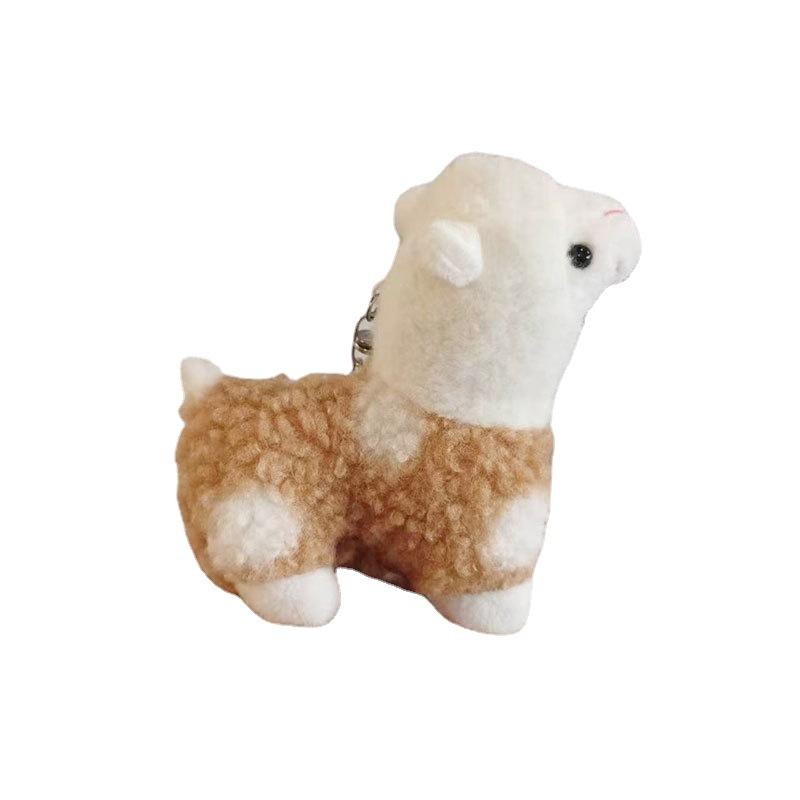 Colorful Alpaca Keychain Plush Cute And Soft Ideal For Gifts Birthday