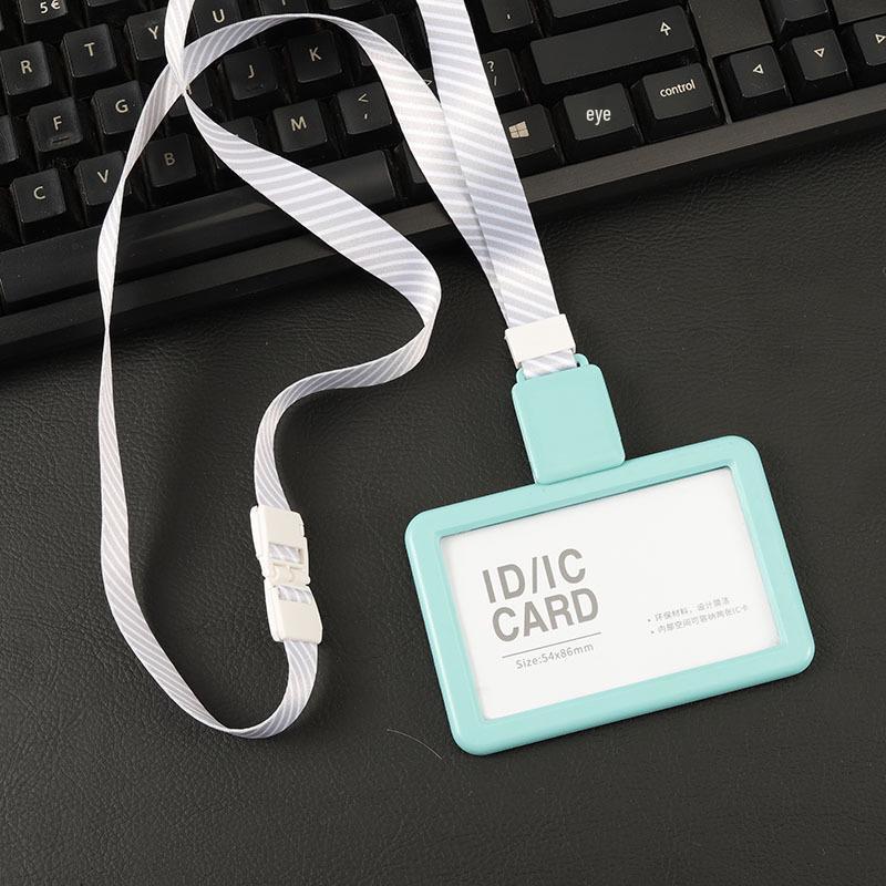 Multi-color Retractable ID Card Holder with Lanyard