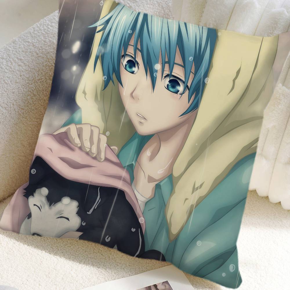 Sports Anime Kurokos Basketball Pillow Case Square Pillow Bedroom Sofa Leisure Comfort Cushion Car Home Decoration