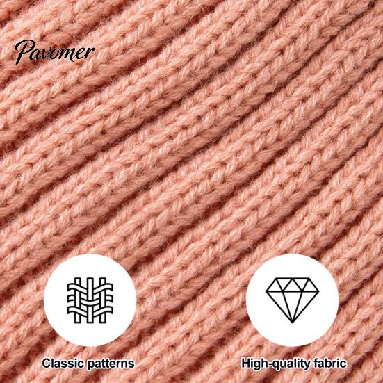 Thermal Fleece Lined Winter Accessories Hat Neck Warmer Gloves Set, Knitted Beanies with Pompom, Touch Warm And Scarf Set Screen Gloves, Knit for Men