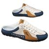 Half-drag men's shoes 2025 summer outgoing mesh breathable casual shoes lazy one-pedal bag head no back root versatile