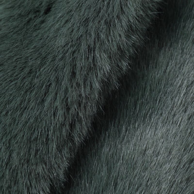 LALA Fur Scarf Petite Green