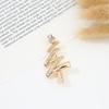 Luxury Rhinestone Christmas Tree Brooch Elegant Refined Brooch Women Collar Pins Brooches Versatile Jewelry Xmas Gifts