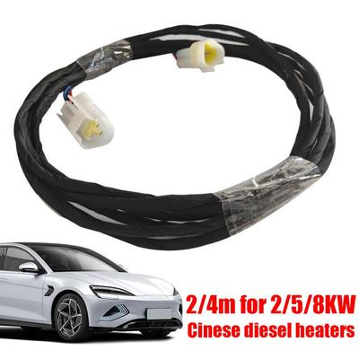 12V Diesel Heater Lcd Screen Extension Cable 5kw 2kw 2/4 Adapter 8kw Meter Diesel Car Heater Diesel Accessories Cable Heate A7P4