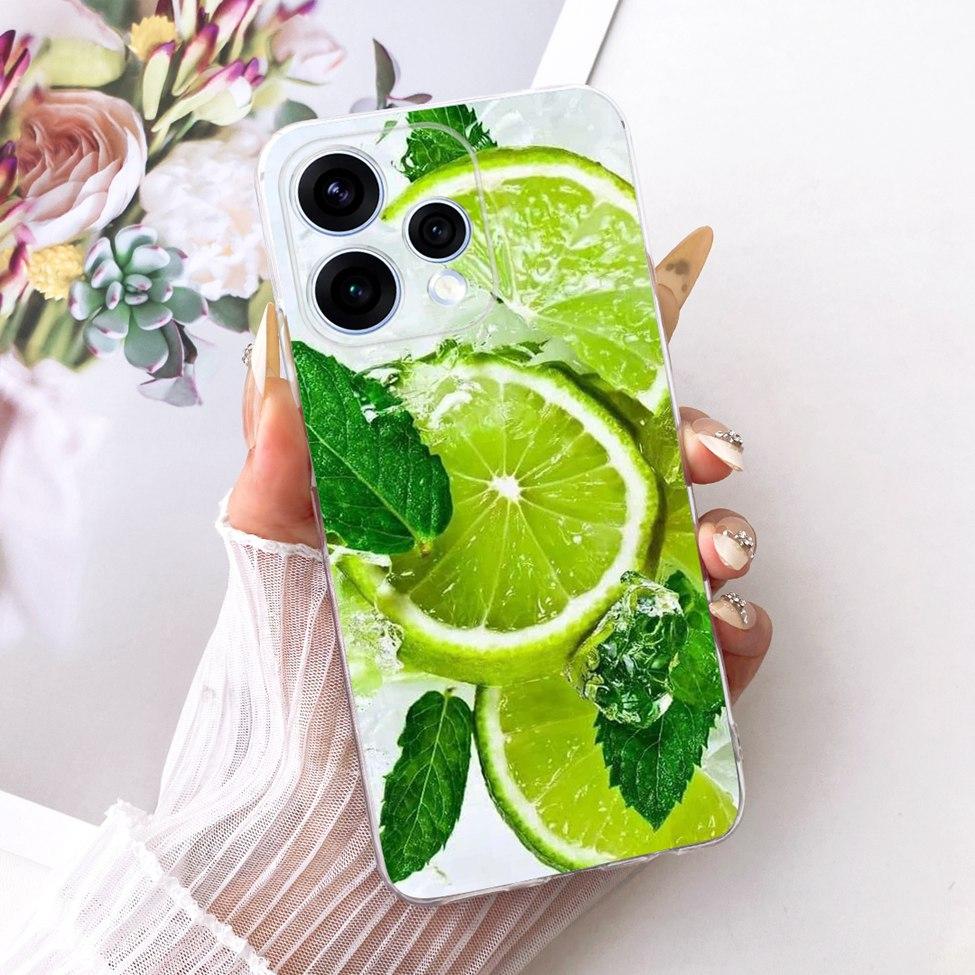 For Oppo Reno 15 5G Case Cover Transparent Fashion Butterfly Cute Cat Cool Painted Soft Bumper For Oppo Reno 15 CPH2825 Casing