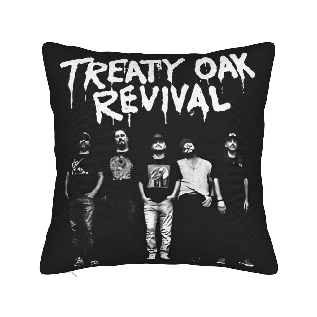 Country Music Band Treaty Oak Revival Pillow Cover Soft Cushion Cover Fashion Pillow Case For Sofa Car Home Decor
