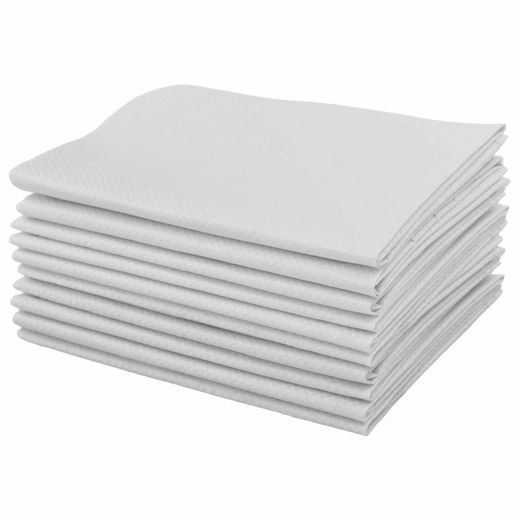 Woven Bags 10 pcs White 30 x 45 cm PP