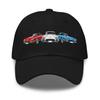 Vette Dad Hat Red White Blue Classic C Sports Car Cap
