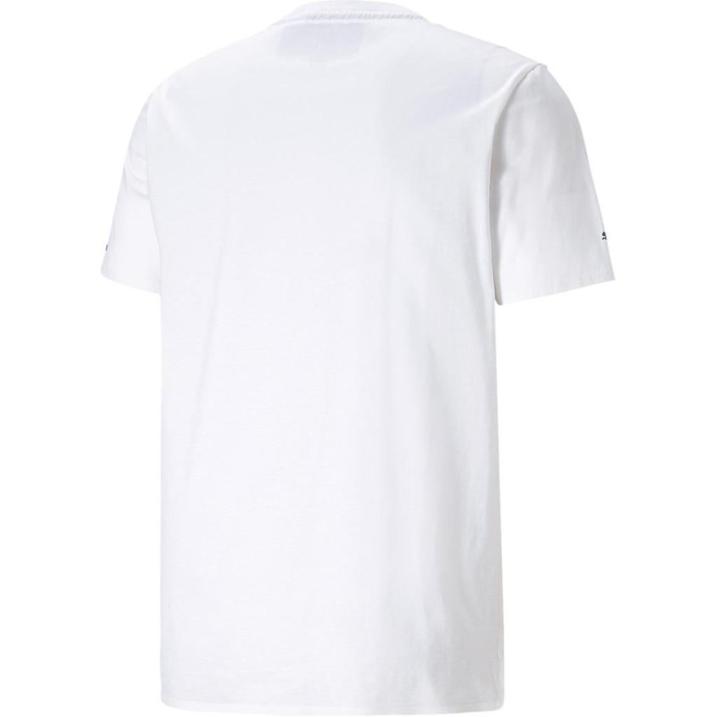 Puma Essential Comfortable Lightweight Breathable Crew Neck Pullover Solid Color Short Sleeve T-Shirt Unisex Tops White 599675-04