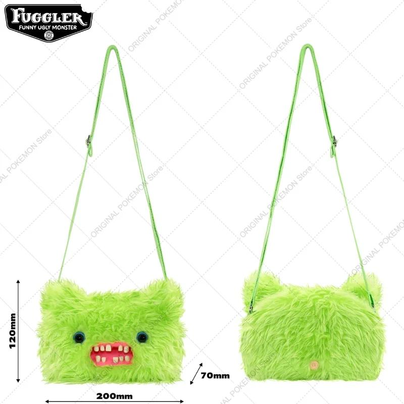 Bolso Bandolera de Peluche de Monstruo Sonriente con Ojos Grandes Bolso de Hombro de Muñeca Rara Creativa Regalo Único