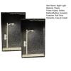 2 Sets Snowy Night Street Lamp DIY Materials Bedside Light
