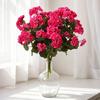 Manufacturer Factory Artificial Geranium Flowers UV Resistant Outdoor Garden Bush Faux Flowers