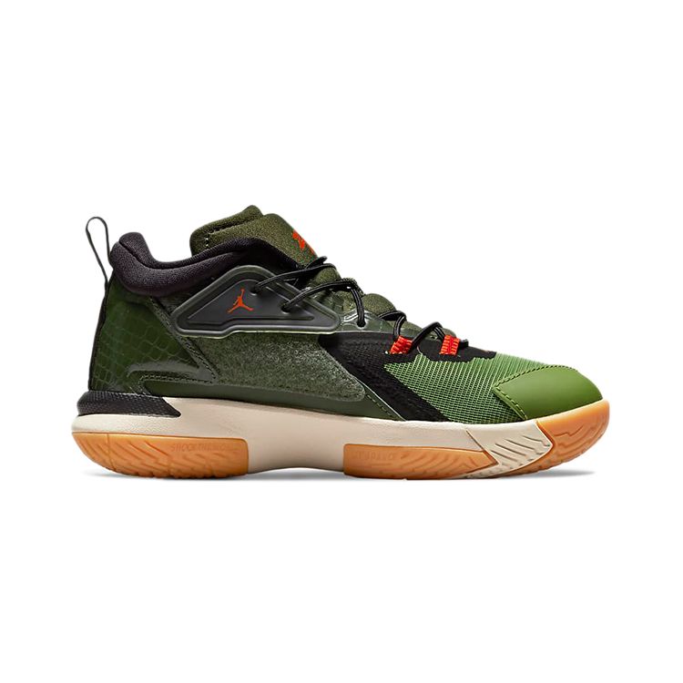 Air Jordan Jordan Zion 1 PS Lets Dance Kids Sneakers Green Carbon-Green Asparagus DC2024-300