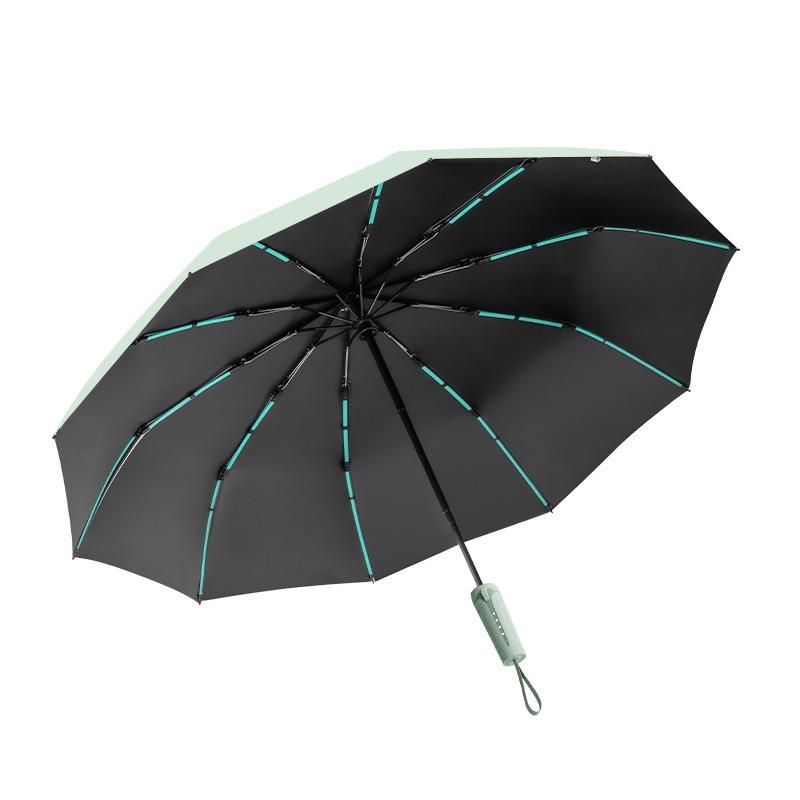 Mechanical Cyberwind Full Umbrella Automatic Umbrella Large Sturdy Wind Resistant Men's Simple Umbrella Weather and Rain Women's Double Umbrella