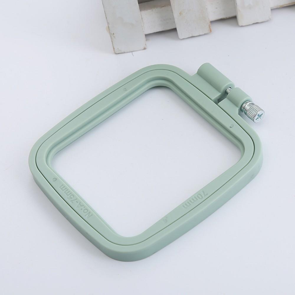 Oval/Square Plastic Embroidery Hoops Frame Color Embroidery Hoop Rings For Household DIY Cross Stitch Sewing Needlecraft Tools