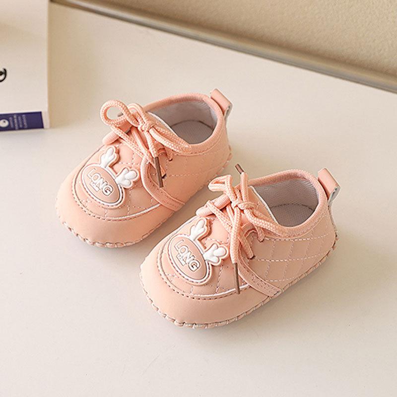 Spring and Autumn Boys and Girls Single Shoes 6-9-12 Months Toddler Shoes 0 1 Year Old Infant Soft Sole Shoes