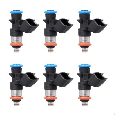 6x Brandstofinjectoren 4 Gaten Stevig 4627794AA voor Jeep Cherokee 3.2 L V6