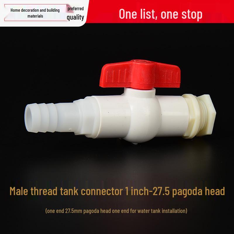 Plastic Water Storage Tank Faucet and Valve Accessories