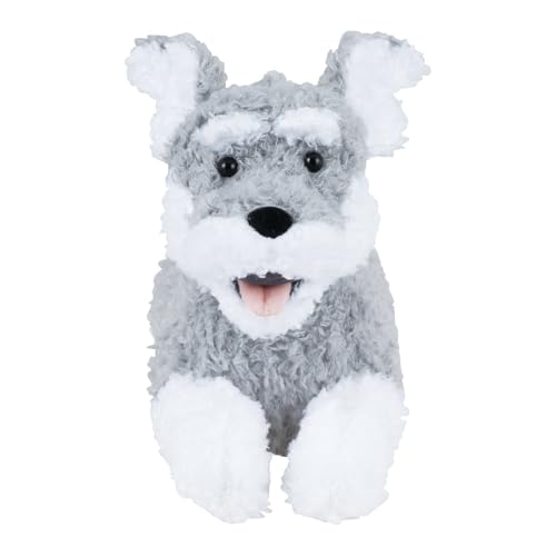 Livheart Welcome Cushion Flappy Miniature Schnauzer (approx. 30cm long) Cute Dog Plush Toy 37253-72