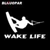 BLKUOPAR Wake Life Kite Surfing Autoaufkleber Individueller Sport Aufkleber Wasserdicht Konturgeschnitten Kühlschrank Wohnwagen Auto Styling