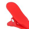 12Pcs NonSlip Hair Styling Clips Plastic Duckbill Hair Clip Hairdressing Hair Barrettes Red