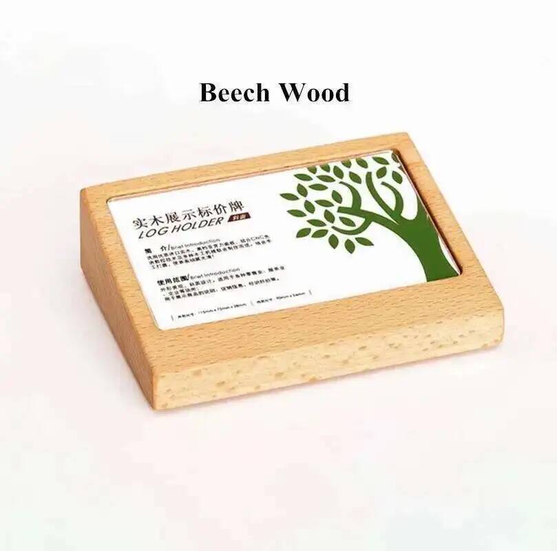 90x54mm Slanted Small Desktop Price Label Card Holder Tabletop Restaurant Acrylic Menu Sign Holder Display Stand