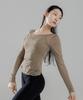 More Out Women'S Yoga Wear Silhouette Long Sleeve 3Tt4368