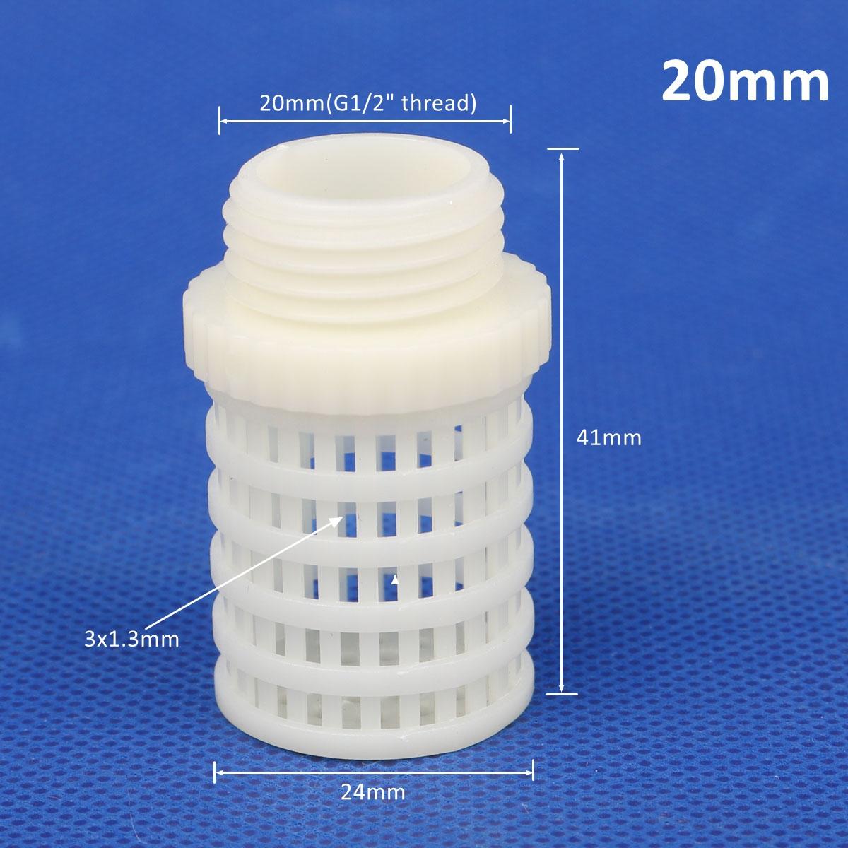 20~75mm ABS Plastic Filter Garden Irrigation Water Pipe Aquarium Water Tank Filter Water Pump Filter Fittings 1 piece