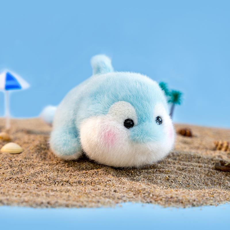 Chubby Animal Plush Toy Doll - Whale, Dolphin, and Fawn - Trendy Birthday Gift