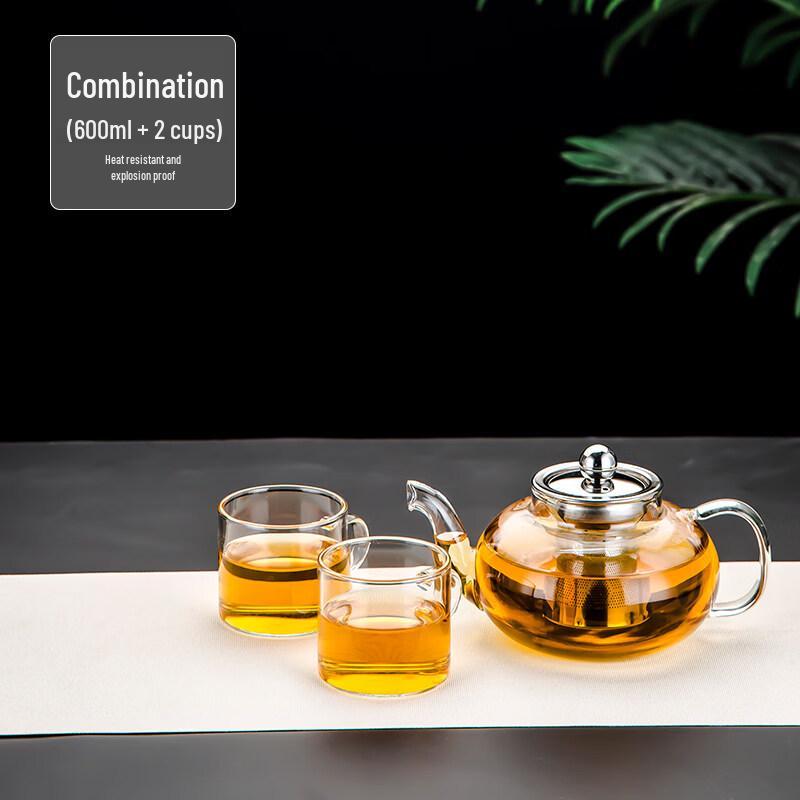 ZISIZ Heat-Resistant Glass Teapot