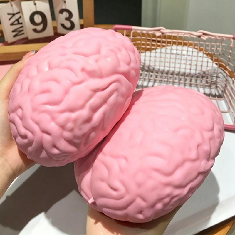 Giocattolo Antistress Squishy Jumbo Cervello Similato Giocattolo Fidget Modello Grande Cervello Palla Antistress Giocattolo Scherzo da Spremere Giocattolo per Alleviare Stress e Ansia Regali di Natale