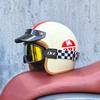 Gulf Oil Electric Motorcycle Vintage Helmet Cruise Hard Hat Men's and Women's Japanese Half Scallop Helmet