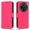 For vivo X200s 5G Leather Case Skin Feel Anti Drop Wallet Flip Phone Cover