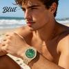 Reliable Timekeeping Men Watch Fashion Bracelet Quartz Analog with Day