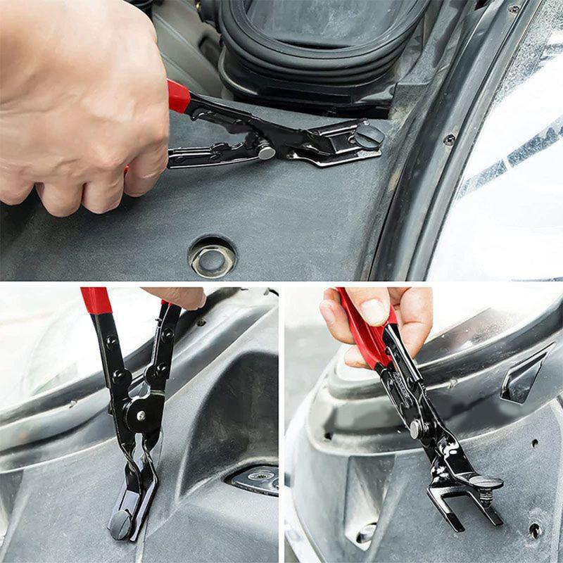 Auto Trim Clip fjerning Tang Dørpanel Fascia Dash Polstring Fjerner Demontering Tang Bil Frontlys Installasjonsverktøy