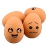 Bouncing Ball Egg Emotion Ball Pet Ball Chew Toys Egg Shape Dog Cat Puppy Molar Toy Funny Decompression Toys Random