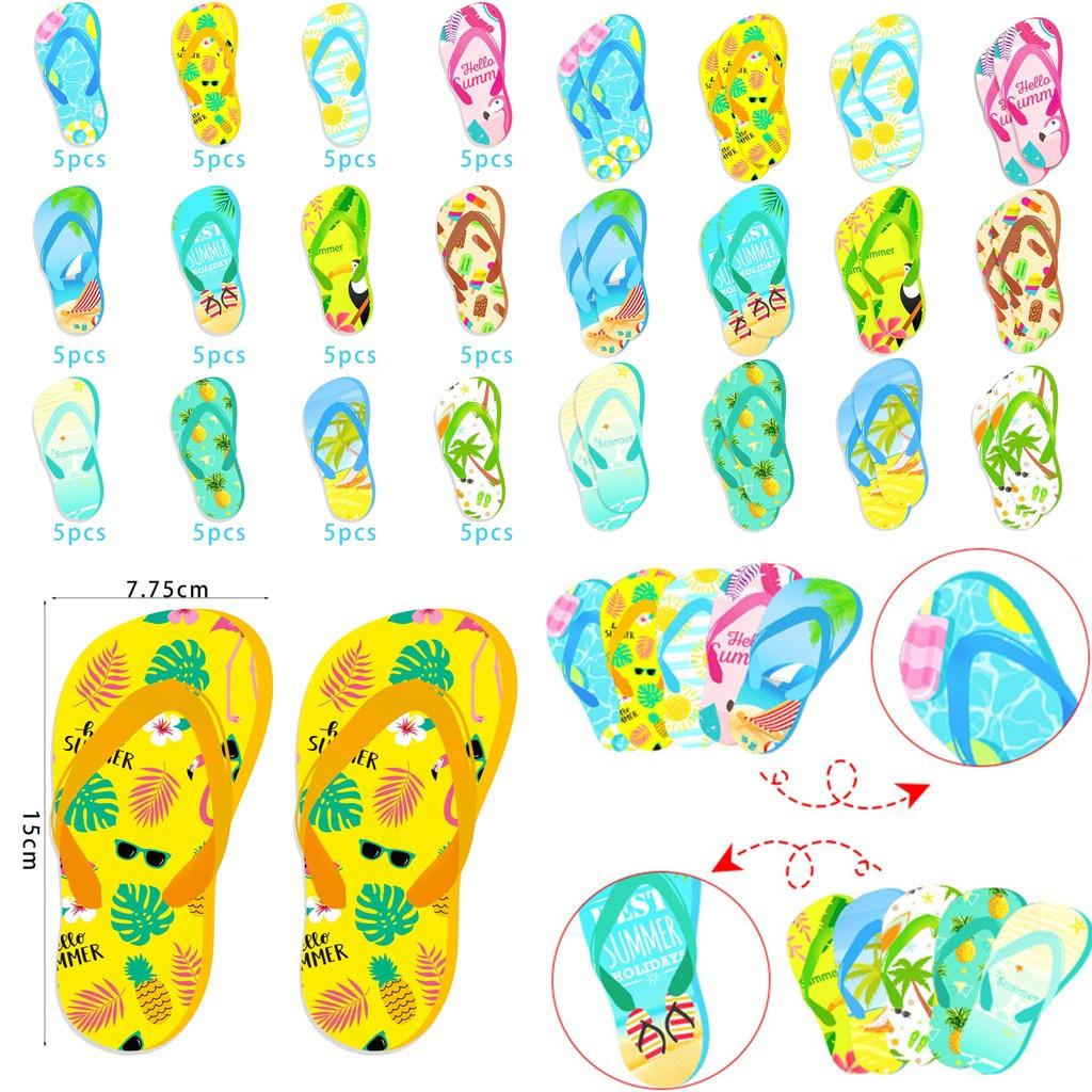 Kids Footprint Summer Decals For Celebration Party Supplies Prop Decoration
