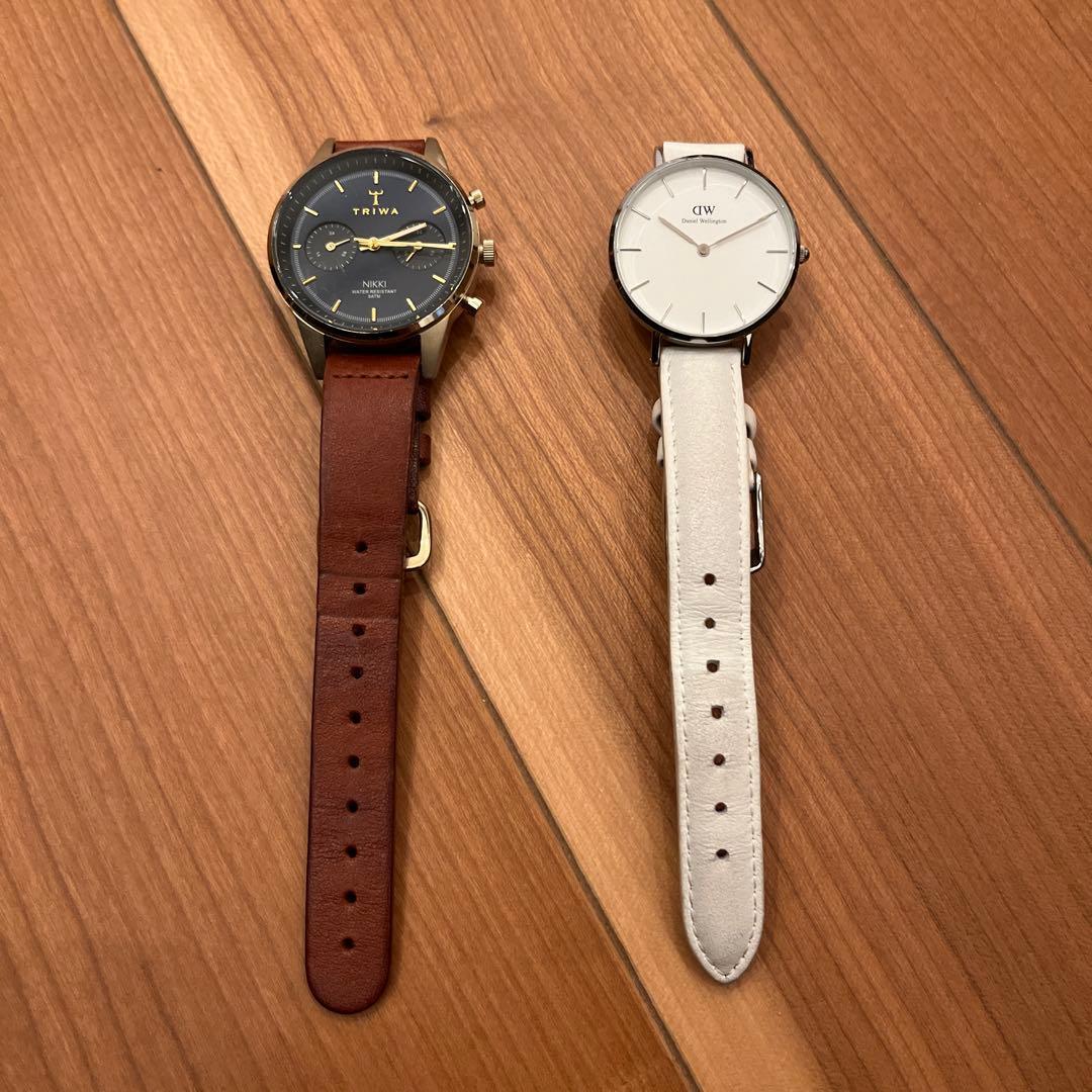 Used TRIWA and Daniel Wellington watch set of 2