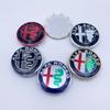 60mm 10-Pin GTAM Auto-Radnabenabdeckungen 4 Stück Für Alfa Romeo Giulia Giulietta MITO Stelvio GT Emblem Tuning Zubehör