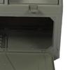Outdoor Storage Box 2 Tier Large Capacity Foldable Stackable Water Proof Dust Proof Camping Storage Bin for Picnic Gears Snacks Clothes OD Green
