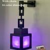 Mc Pixel Style Lantern Light 16 Colors Remote Control Usb Creative For Bedroom Decorative Atmosphere Light Night Light