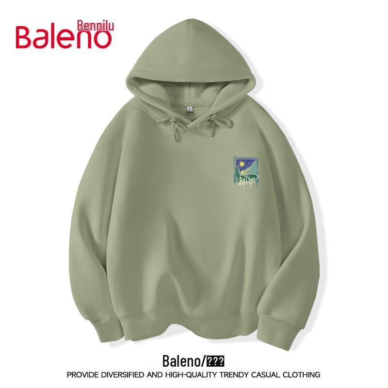 Baleno Men's Casual Loose Fit Hooded Pullover
