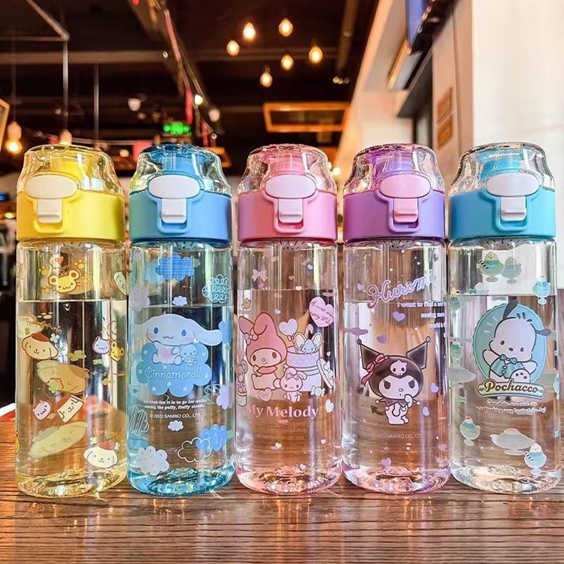 Stylish Cartoon Water Bottle With Secure Seal Portable And Durable Suitable For Home Bar Restaurant And Car Bl231530